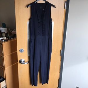 J.Crew Ruffle Front Jumpsuit Size 6